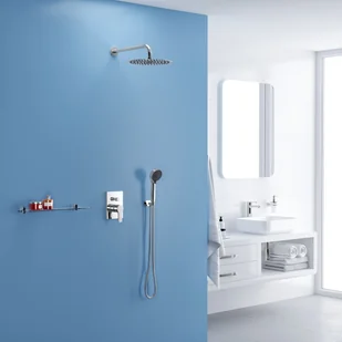 Excellent Ramię prysznicowe ścienne okrągłe 400mm AREX.3140CR AREX.3140CR - Akcesoria do armatury i ceramiki - miniaturka - grafika 4