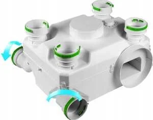 Awenta Wentylator Centralny CVU400 415m3/h System - Wentylatory przemysłowe - miniaturka - grafika 2