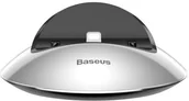 Stacje dokujące do telefonów - Baseus Baseus Northern Hemisphere stacja dokująca ładowarka podstawka Lightning 2A + kabel srebrna 6953156268845 - miniaturka - grafika 1