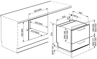 Zmywarka Smeg STC 75 - Zmywarki do zabudowy - miniaturka - grafika 2
