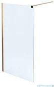 Kabiny prysznicowe - Massi Fix Gold 70x195 cm kabina Walk In przejrzyste MSKP-FA1021-70-G - miniaturka - grafika 1