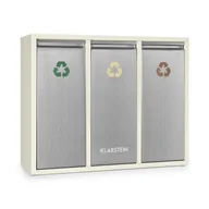 Kosze na śmieci - Klarstein Klarstein Ordnungshüter 3 kosz pojemniki na śmieci separator sortownik 45l (3 x KG11-Ordnungshüter-3 - miniaturka - grafika 1