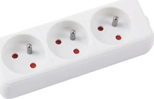 OFFICE PRODUCTS Przedłużacz OFFICE PRODUCT, 3 gniazda, 3m, z uziemieniem, biały 13113321-14 - Listwy zasilające - miniaturka - grafika 2