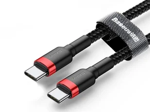 Baseus Kabel Cafule 2x USB-C QC 3A 1m PD black CATKLF-GG1 - Kable USB - miniaturka - grafika 5