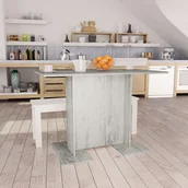 Stoły - vidaXL Stół jadalniany, szarość betonu, 110x60x75 cm, płyta wiórowa - miniaturka - grafika 1