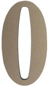 Numery na dom - Cyfra /0/ 5CM PLATYNA PVC - miniaturka - grafika 1
