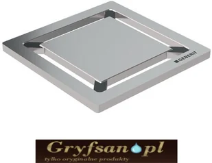 Geberit kratka ozdobna odpływu do natrysków, kwadrat 154.312.00.1 - Syfony Geberit kratka ozdobna odpływu do natrysków, kwadrat 154.312.00.1 - Syfony - miniaturka - grafika 2