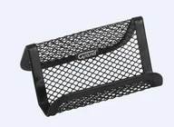 Przyborniki na biurko - Grand Stojak na wizytówki GR-340 czarny - miniaturka - grafika 1