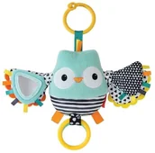 Grzechotki dla dzieci - Infantino Wibrująca sowa z machającymi skrzydłami # z wartością produktów powyżej 89zł! - miniaturka - grafika 1