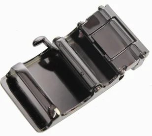 PolskaGalanteria.pl Klamra Do Paska Męskiego Skórzanego Z Mechanizmem Samozaciskowym 35 mm Wytłoczona Ciemna 6850508 - Paski - miniaturka - grafika 4