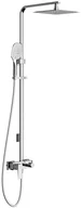 Zestawy prysznicowe - Omnires Kolumna prysznicowa z baterią Saxon - miniaturka - grafika 1