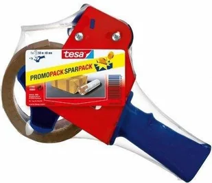 Tesa Dyspenser do taśm pakowych tesa STANDARD + taśma 50mx48mm GRATIS AA090TES - Taśmy klejące - miniaturka - grafika 2
