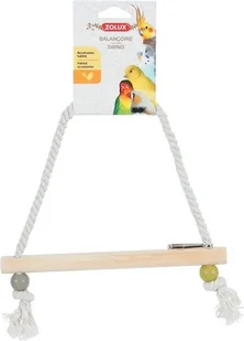 Zolux huśtawka z drewnianą żerdką, na sznurku, różne kolory Dostawa GRATIS od 99 zł + super okazje - Klatki i wyposażenie dla ptaków - miniaturka - grafika 3