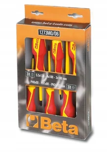 BETA KOMPLET wkrętakÓW KRZYŻAKOWYCH W IZOLACJI 6 SZT. 1273MQ/D6 - Śrubokręty - miniaturka - grafika 2