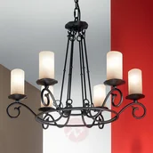 Lampy sufitowe - Orion Rustykalny 6-punktowy żyrandol BENTE - miniaturka - grafika 1