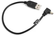 Kable USB - System-S System-S Kabel Mini USB 90° stopni zagięty w górę kąt 27 cm 53525956 - miniaturka - grafika 1