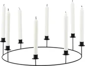 Świeczniki - House Doctor Świecznik Ring na 8 świec SP0861 - miniaturka - grafika 1