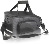 Sakwy rowerowe - XLC XLC Carry More BA-S47 Torba rowerowa 10l do System Carrier XLC wraz z adapterem, black/anthracite 2021 Sakwy 2501716650 - miniaturka - grafika 1