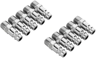 REDATS Wtyk szybkozłącza gwint zewnętrzny 1/4"" - 10 sztuk 05-02-20 - Akcesoria pneumatyczne REDATS Wtyk szybkozłącza gwint zewnętrzny 1/4"" - 10 sztuk 05-02-20 - Akcesoria pneumatyczne - miniaturka - grafika 3