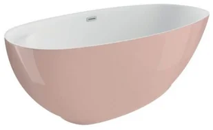 Polimat Wanna wolnostojąca Kiwi różowa 00474 - Wanny - miniaturka - grafika 2