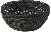 Wyposażenie lokali gastronomicznych - APS Koszyk okrągły z polipropylenu o średnicy 160 mm, czarny | Profi Line 50602 - miniaturka - grafika 1