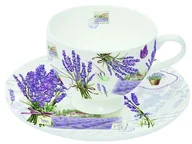 Filiżanki - Nuova R2S Easy life PORCELANOWE FILIŻANKI DO ESPRESSO - Lawenda - Romantic 328 BDL 328BDL - miniaturka - grafika 1