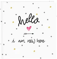 Pozostałe akcesoria kuchenne - Goldbuch Hello i am New Here 25x25 60 stron album dziecięcy 24319, 24319 (27 319) - miniaturka - grafika 1