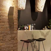 Lampy ścienne - Casablanca Ashiya lampa oświetlająca ścianę brąz - miniaturka - grafika 1