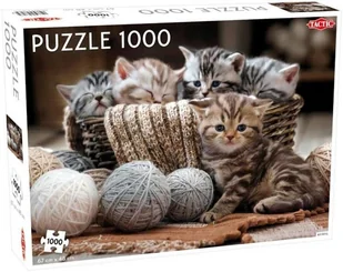 Tactic Puzzle 1000 Małe kotki - - Puzzle - miniaturka - grafika 2