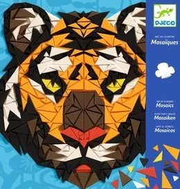 Djeco zestaw artystyczny z piankowymi naklejkami Tygrys - Zabawki kreatywne - miniaturka - grafika 2