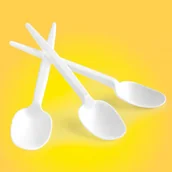 Naczynia i sztućce jednorazowe - Office products Łyżeczki plastikowa , 12cm, 100 biała 24016215-14 - miniaturka - grafika 1