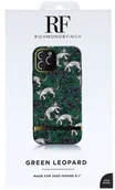 Etui i futerały do telefonów - Richmond & Finch Etui iPhone 12 / 12 Pro, green leopard 7350111351847 - miniaturka - grafika 1