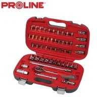 Bity - Proline Profesjonalny zestaw zestaw nasadek i bitów 1/2 cala 52szt. 10-24mm, (58752) - miniaturka - grafika 1