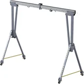 Wciągarki - Vidaxl 999 Suwnica bramowa z kołami + udźwig suwnicy 3000 kg długość belki 4000 mm wysokość robocza min/max 2207-3607 mm) 76516-uniw - miniaturka - grafika 1