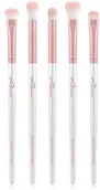 Pędzle do makijażu - Luvia Cosmetics Zestaw pędzli do makijażu oczu, Essential Eye Brush, 5 cieni do powiek, idealne krycie i nakładanie, zestaw wegańskich pędzli - miniaturka - grafika 1