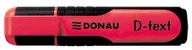 Zakreślacze - Donau Textmarker D-Text - czerwony - miniaturka - grafika 1