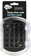 Mydelniczki i dozowniki mydła - Chef Aid CHEF Aid Soap Dish with Suction Pad, Black by  10E00064 - miniaturka - grafika 1