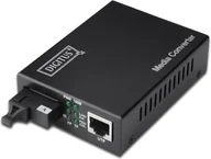 Adaptery i przejściówki - Digitus Konwerter światłowodowy Bidirekcjonalny Gigabit Media Converter RJ45/SC 20km DN-82122 DN-82122 - miniaturka - grafika 1