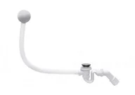 Syfony - Polimat Syfon wannowy z przelewem QUICK-CLACK chrom - miniaturka - grafika 1