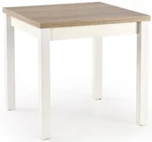 Stoły - Halmar GRACJAN stół rozkładany, kolor dąb sonoma/biały - miniaturka - grafika 1