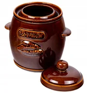 Beczki - Garnek Beczka Do Kiszenia Kamionka 5L Ogórki - miniaturka - grafika 1