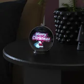 Oświetlenie świąteczne - KonstSmide CHRISTMAS Kula hologram 3D Merry Christmas, 42 LED - miniaturka - grafika 1