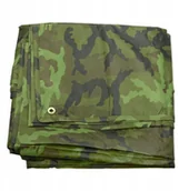 Akcesoria turystyczne - Plandeka Ochronna 3 x 3 m Czeski Woodland - miniaturka - grafika 1