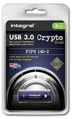 Huby USB - Integral 8 GB Crypto Dual Secure Password Encrypted FIPS 140 2 USB 3.0 Flash Drive. infd8gcrydl3.0140 2 INFD8GCRYDL3.0140-2 - miniaturka - grafika 1