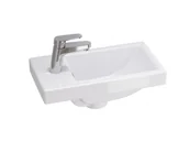 Umywalki - Cersanit Como Umywalka meblowa 40x22 cm biała K32001BOX - miniaturka - grafika 1