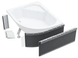 Schedpol Uniwersalna obudowa do brodzików kwadratowych i półokrągłych 90 x 90 - Obudowy brodzików - miniaturka - grafika 2