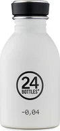 Butelki termiczne - 24Bottles Butelka termiczna Urban Bottle Basic 250 ml biała 159 - miniaturka - grafika 1