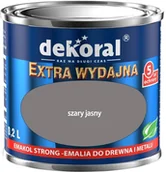 Emalie - Dekoral Emalia Ftalowa  Emakol Strong Szary Jasny Pojemność 0,2 L - miniaturka - grafika 1