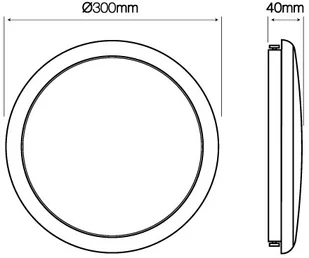 LED Line Plafon okrągły 220-240V 22W LUNAR 470591 - Żarówki LED - miniaturka - grafika 6
