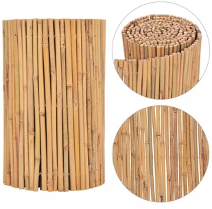 vidaxl Ogrodzenie z bambusa, 500 x 50 cm - Ogrodzenia - miniaturka - grafika 2